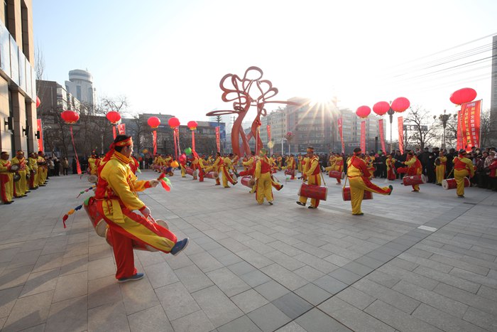 观澜商业街盛大开业—金象传媒—太平鼓