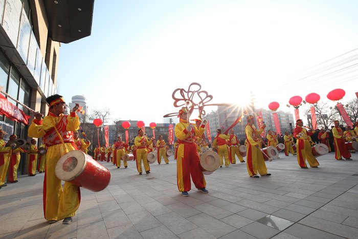 观澜商业街盛大开业—金象传媒—太平鼓