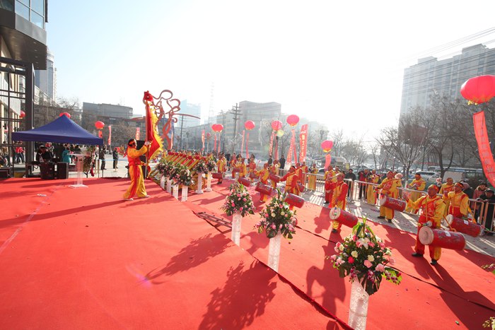 观澜商业街盛大开业—金象传媒—太平鼓