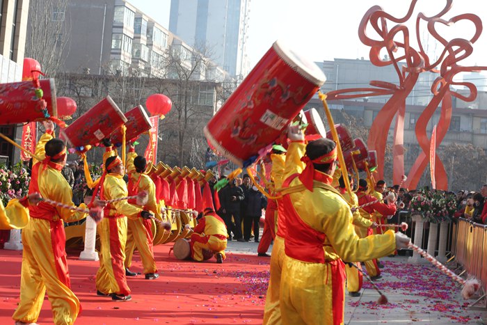 观澜商业街盛大开业—金象传媒—太平鼓